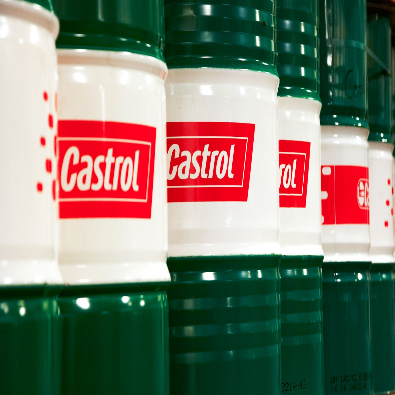 Castrol oil drum small